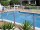 Barriere aluminium SECURAL coloris blanc panneau 1,5m transparent