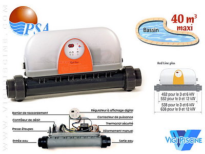 Réchauffeur PSA Red Line Plus RE-DE06 40m³