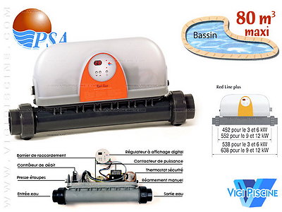 Réchauffeur PSA Red Line Plus RE-DE12 80m³