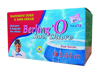 Desinfectant sans chlore BERLING'O piscine hors-sol 5 a 6m³