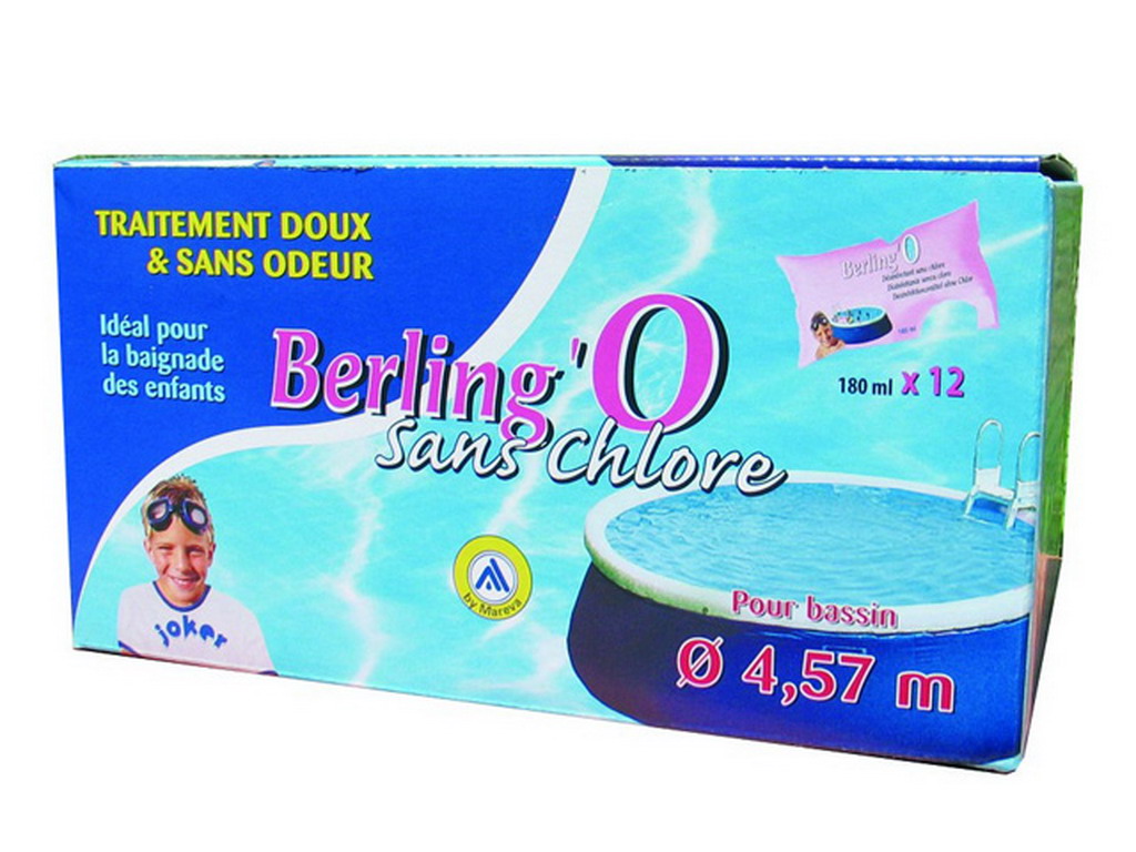 Desinfectant sans chlore BERLING'O piscine hors-sol 10 a 15m³