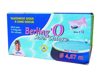 Desinfectant sans chlore BERLING'O piscine hors-sol 10 a 15m³