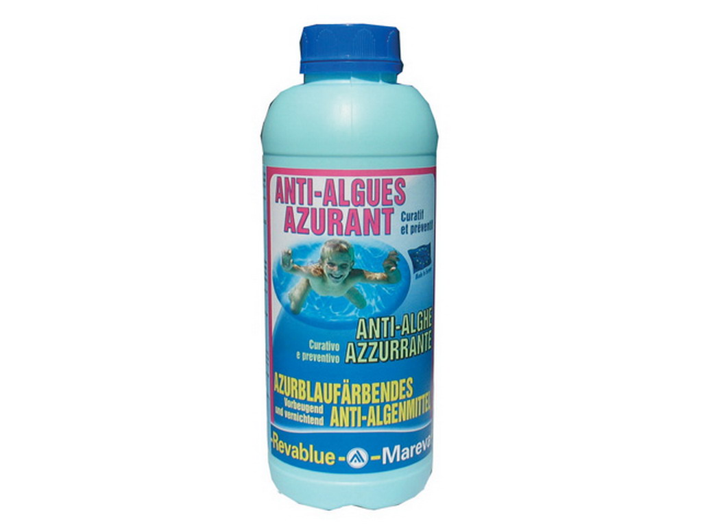 Produit de traitement anti-algues piscine REVABLUE bidon 1L