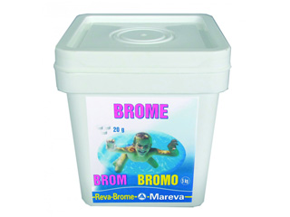 Produit de traitement au brome Mareva REVA-BROME seau 5kg