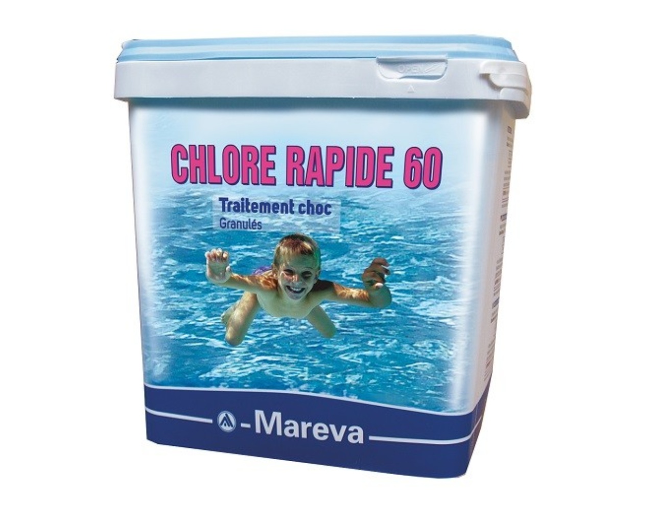 Traitement chlore Mareva REVA-KLOR RAPIDE 60 seau 5kg