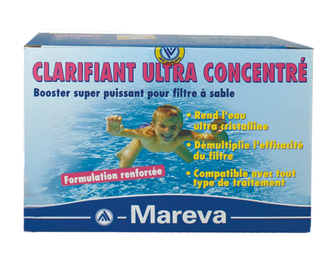 Clarifiant ultra concentre Mareva REVA-KLAR cartouches 1kg