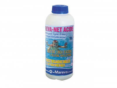 Nettoyant ligne d'eau piscine Mareva REVA-NET ACIDE liquide bidon 1L