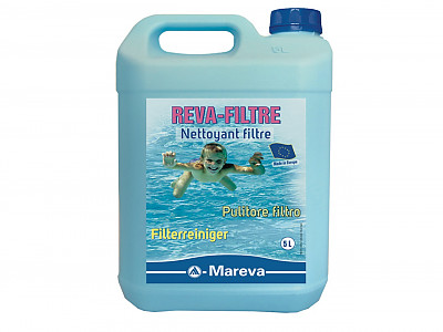 Nettoyant special filtre piscine REVA-FILTRE bidon 5L