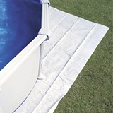 Kit piscine hors-sol acier Toi MALLORCA OVALADA ovale 6.40 x 3.66 x 1.20m decor laque blanc - Kit piscine complet Toi MALLORCA OVALADA
