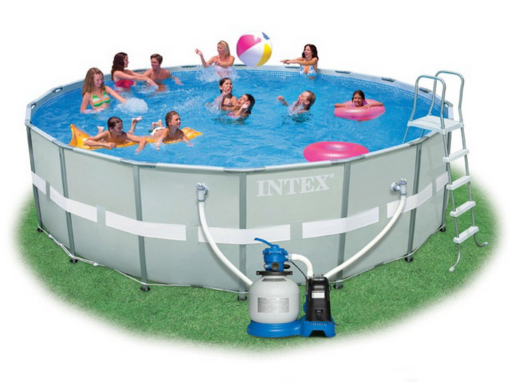 Kit piscine tubulaire Intex ULTRA FRAME ronde Ø549 x 132cm filtration sable 6m3/h