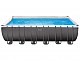 Kit piscine tubulaire Intex ULTRA SILVER rectangulaire 732 x 366 x 132cm filtration sable