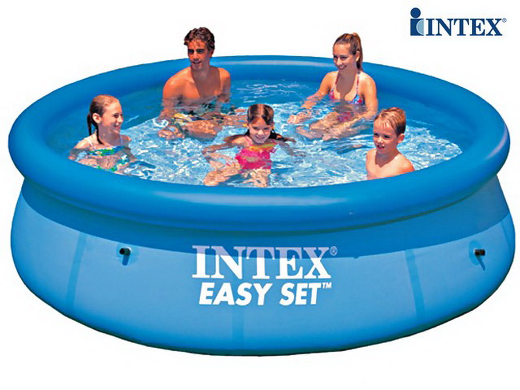 Piscine hors-sol autoportante Intex EASY SET ronde Ø305 x 76cm bleue