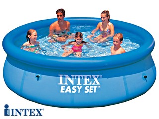 Piscine hors-sol autoportante Intex EASY SET ronde Ø305 x 76cm bleue