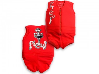 Maillot de bain flottant enfant PLOUF Jim Rouge garcon 3 ans (15/17kg)