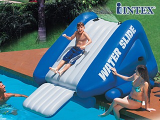 Toboggan geant gonflable Intex WATER SLIDE 302cm pour piscine