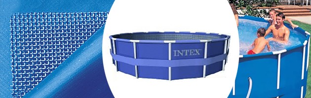 Kit piscine tubulaire Intex METAL FRAME ronde avec filtration a cartouche - Piscine hors-sol Intex METAL FRAME Plaisir et détente à chaque baignade