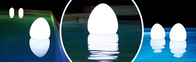 Lampe sans fil Loon PLATOON a LED 55x41cm pour piscine et jardin - La lampe sans fil Loon PLATOON à LED pour piscine et jardin