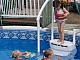 Escalier interieur AQUARIUS PVC 4 marches avec main courante piscine hors-sol - Autre vue