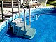 Escalier interieur AQUARIUS PVC 4 marches avec main courante piscine hors-sol - Autre vue