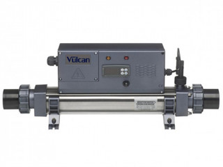 Rechauffeur Vulcan DIGITAL Titane 15kW Tri piscine hors-sol et enterree