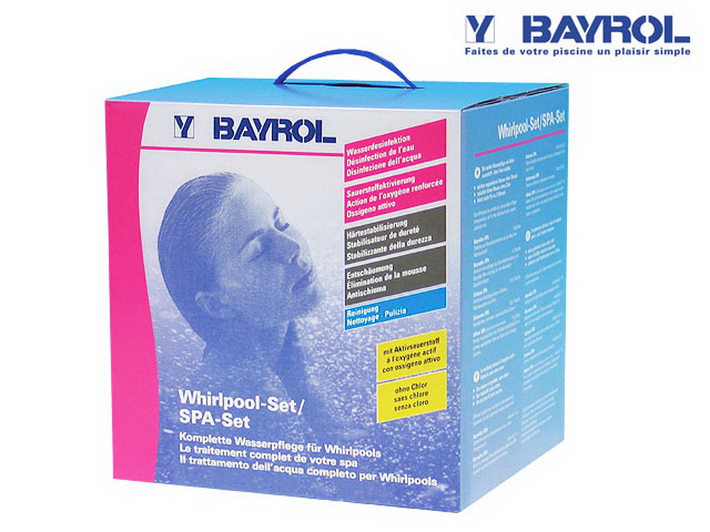 Coffret de traitement complet SPA SET Bayrol 5 produits boite 4kg