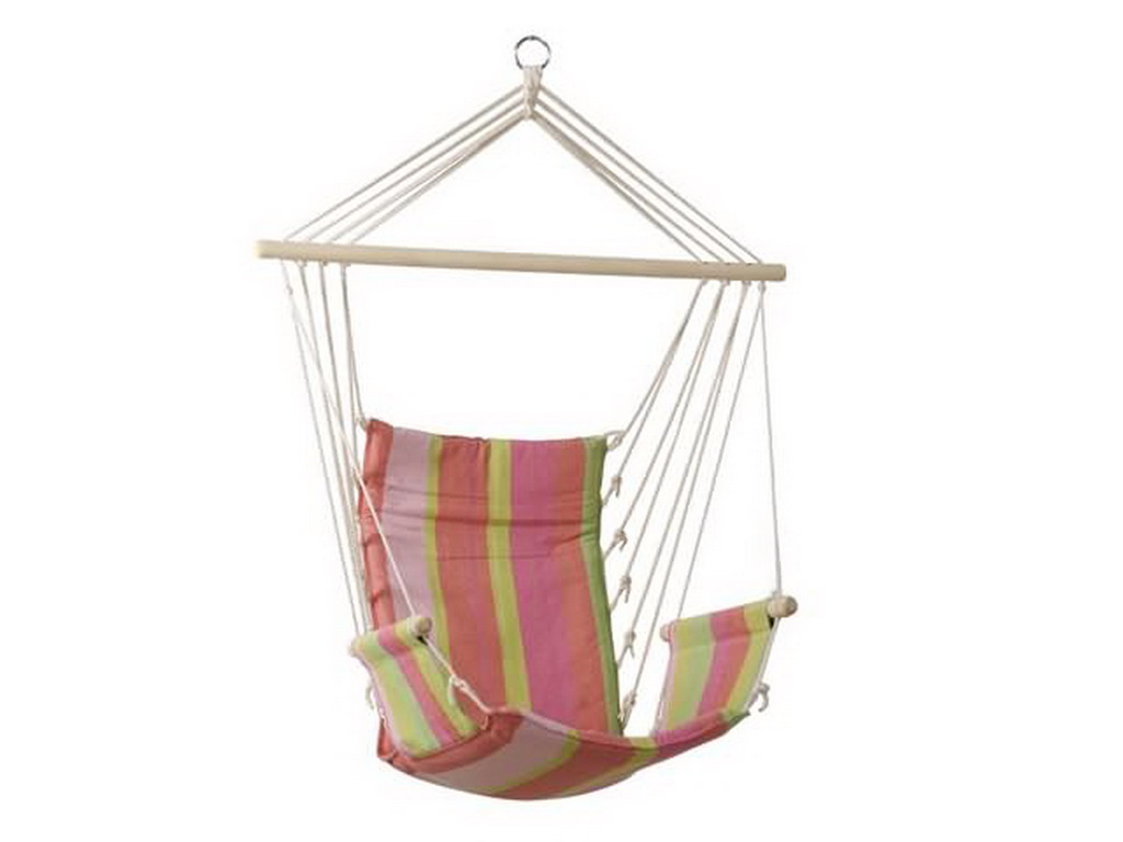 Chaise suspendue hamac Amazonas Palau coloris bubblegum 120 x 50cm