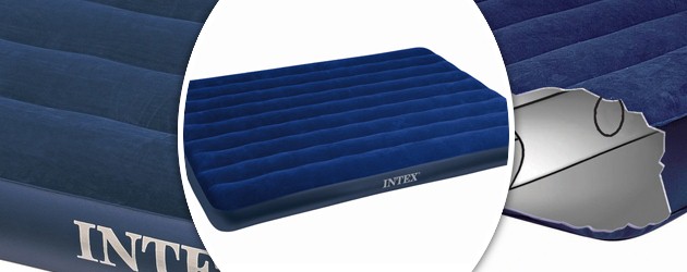 Matelas Airbed gonflable Intex DOWNY 191 x 137 x 22cm - Caractéristiques de l'airbed DOWNY