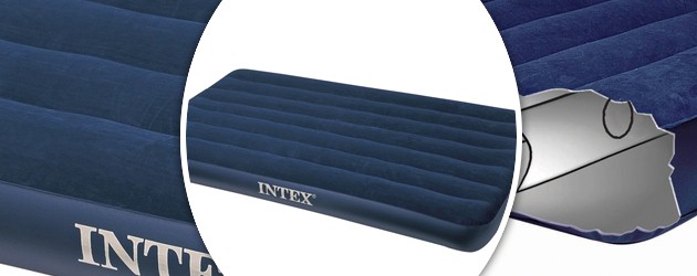 Matelas Airbed gonflable Intex DOWNY 191 x 120 x 22cm - Caractéristiques de l'airbed DOWNY