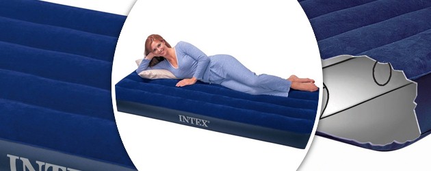 Matelas Airbed gonflable Intex DOWNY 191 x 76 x 22cm - Caractéristiques de l'airbed DOWNY