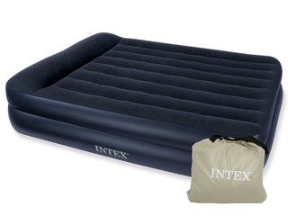 Matelas Airbed gonflable Intex REST BED 203 x 157 x 47cm avec gonfleur electrique integre