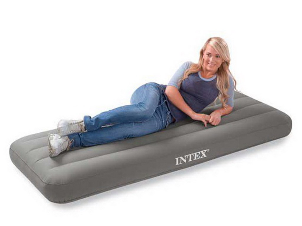 Matelas gonflable Intex ROLL'N GO dimensions 191 x 76 x 18cm