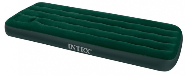 Airbed gonflable DOWNY BED Intex 191 x 76 x 22cm - Caractéristiques de l'airbed DOWNY BED avec gonfleur à pied intégré