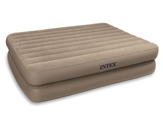 Matelas Airbed gonflable COMFORT Intex 203 x 152 x 48cm avec gonfleur electrique integre