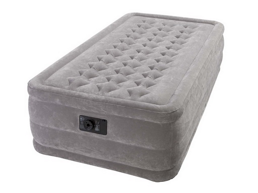 Matelas Airbed gonflable Intex ULTRA PLUSH 203 x 102 x 46cm avec gonfleur electrique integre