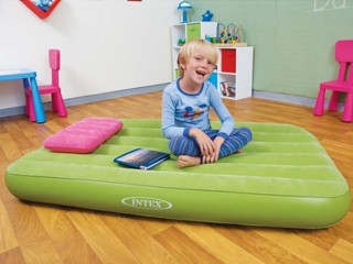 Matelas Airbed gonflable Intex POP KIDZ coloris vert 157 x 88 x 18cm