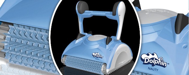 Robot piscine electrique Dolphin NAUTY TC telecommande avec chariot - Le robot nettoyeur de piscine électrique Dolphin NAUTY TC