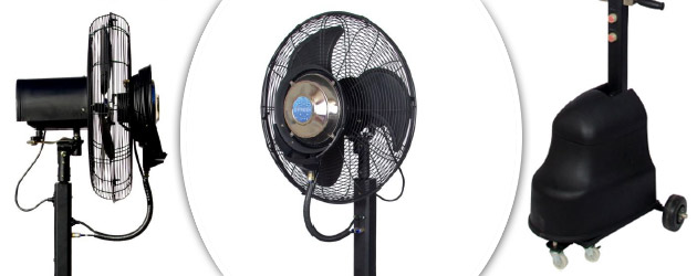 Ventilateur haute performance 180cm O'Fresh avec brumisateur integre - Ventilateur à brumisation intégrée O'Fresh