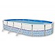 Kit piscine hors-sol acier Toi MOSAICO ovale 9.15 x 4.57 x 1.2m decor mosaique