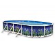 Kit piscine hors-sol acier Toi OCEANO ovale 9.15 x 4.57 x 1.20m decor aquatique