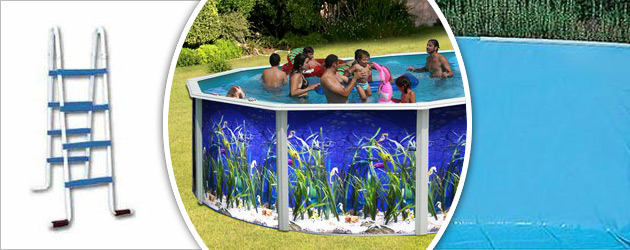 Kit piscine hors-sol acier Toi OCEANO ovale 6.40 x 3.66 x 1.20m decor aquatique - Avantages des piscines Toi OCEANO