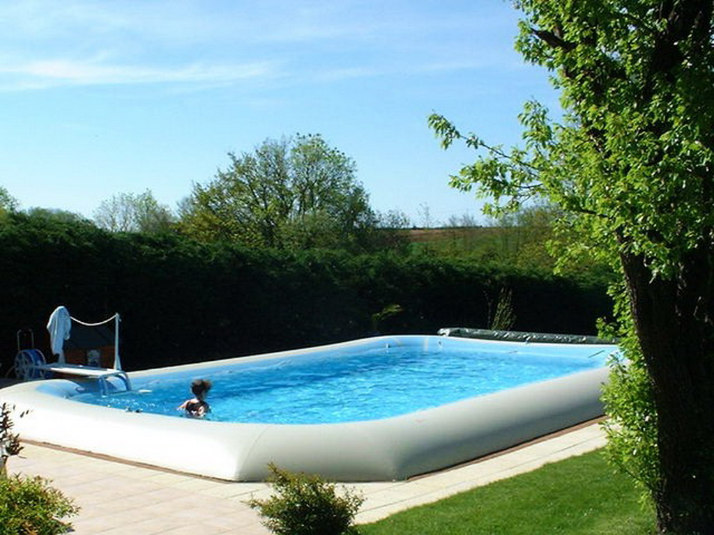 Kit piscine hors-sol autoportante Zodiac HIPPO 40 rectangulaire 11.80 x 7.70 x 1.25m