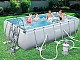 Piscine hors-sol tubulaire Bestway POWER STEEL FRAME POOL rectangulaire 404x201x100cm filtration sable - Autre vue