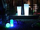 Vase lumineux sans fil Loon KEOPS a LED 35x35x50cm pour piscine et jardin - Autre vue