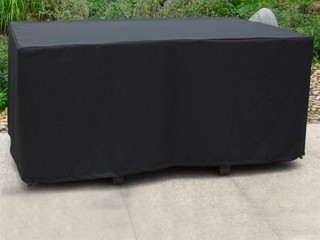 Housse de protection table de jardin 170cm x 105cm coloris noir