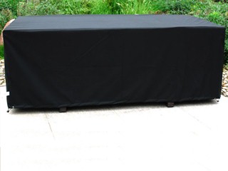 Housse de protection table de jardin 210cm x 105cm coloris noir