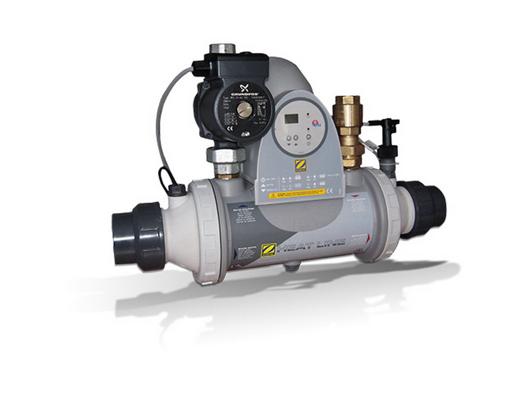 Echangeur multitubulaire Zodiac HEAT LINE PLUS 20kW pour bassin jusqu'a 50m³
