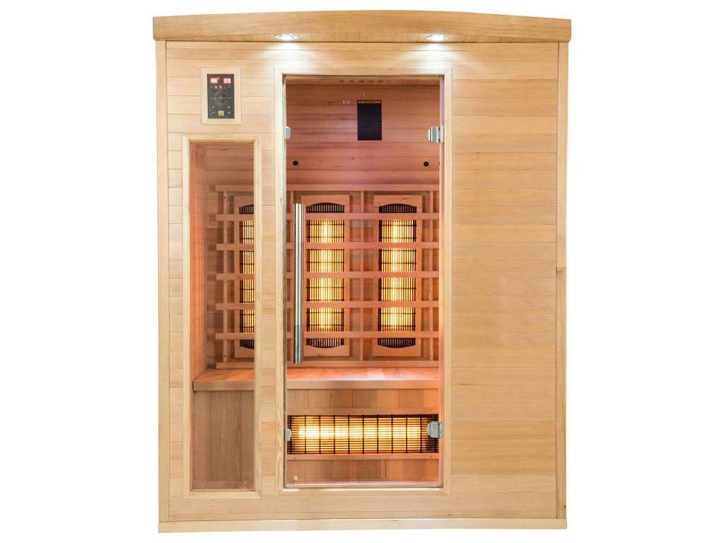 Sauna infrarouge cabine 3 places APOLLON QUARTZ