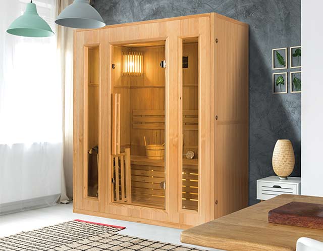 Sauna vapeur cabine 3 places ZEN 3 France Sauna - Sauna vapeur 3 personnes France Sauna ZEN 3, caractère et robustesse