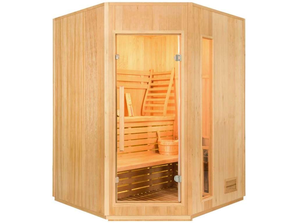 Sauna vapeur cabine France sauna 3-4 places ZEN 3/4