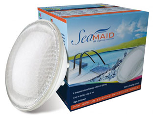 Lampe Seamaid PAR56 eclairage blanc 30 LED 1100 lumen 18W pour projecteur piscine